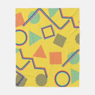 Pop Art: Abstrakt farbenfroh, nahtlos. Fleecedecke
