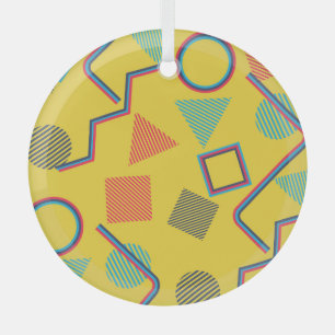 Pop Art: Abstrakt farbenfroh, nahtlos. Ornament Aus Glas