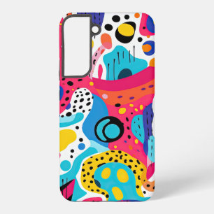 Pop Art Abstraktes Muster, Pop Art Inspiriertes Mu Samsung Galaxy Hülle