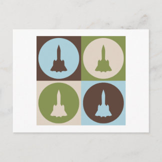 Pop Art Aerospace Engineering Postkarte