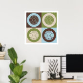 Pop Art Air Traffic Kontrolle Poster (Heimbüro)