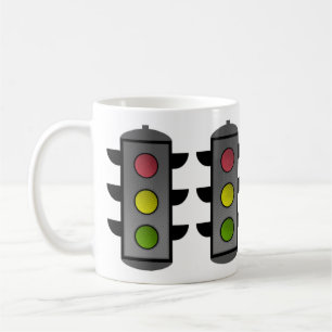 Pop-Art-Ampel Kaffeetasse