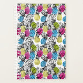 Pop Art Ananas und Palmen Blätter Planer (Vorderseite)