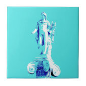 Pop Art Ancient Sculpture Keramik Tile Fliese (Vorderseite)