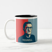 Pop Art Anders Tegnell Zweifarbige Tasse (Links)