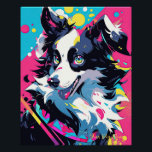 Pop Art Anime Border Collie Dog 004 - Victoria Sas Poster<br><div class="desc">[ Ultrahochqualitative Kunstgemälde ] ● Acryl auf Papier ● 8.000~10.000 Pixel ● 500dpi 【Victoria Sasuke 【Illustrator,  die japanische Animes und Kawaii Hunde Lieben. Sie zeichne fröhliche und ausdrucksvolle Hunde in einem bunten und POP Stil. Diese Gemälde werden Ihren Alltag ankurbeln.</div>