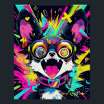 Pop Art Anime Chihuahua Dog 001 - Victoria Sasuke Poster<br><div class="desc">[ Ultrahochqualitative Kunstgemälde ] ● Acryl auf Papier ● 8.000~10.000 Pixel ● 500dpi 【Victoria Sasuke 【Illustrator,  die japanische Animes und Kawaii Hunde Lieben. Sie zeichne fröhliche und ausdrucksvolle Hunde in einem bunten und POP Stil. Diese Gemälde werden Ihren Alltag ankurbeln.</div>