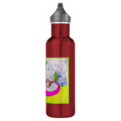 Pop Art Äpfel 24 oz Aluminium Wasser Flasche Trinkflasche (Rechts)