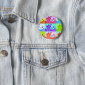 Pop-Art Apfel Button (Beispiel)