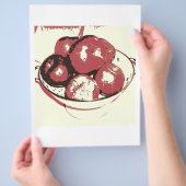 Pop-Art-Äpfel Flyer (Hand)