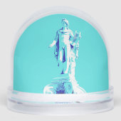 Pop Art Apollo Greek Statue – Bold Classical Schneekugeln (Vorderseite)