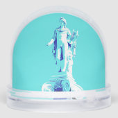 Pop Art Apollo Greek Statue – Bold Classical Schneekugeln (Rückseite)