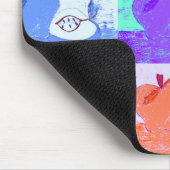Pop Art Apple Mousepad (Ecke)