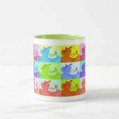Pop Art Apple Tasse (Zentrum)