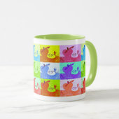 Pop Art Apple Tasse (VorderseiteRechts)