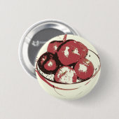 Pop Art Apples Button (Vorne & Hinten)