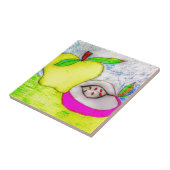 Pop Art Apples Fliese (Seite)