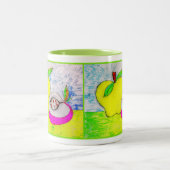 Pop Art Apples Getränke Tasse (Mittel)