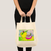 Pop Art Apples Leinwand Tasche (Vorderseite (Produkt))
