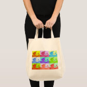 Pop Art Apples Leinwand Tasche (Vorderseite (Produkt))