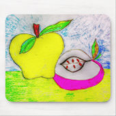 Pop Art Apples Mousepad (Vorne)