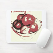 Pop Art Apples Mousepad (Mit Mouse)