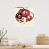 Pop Art Apples Poster (Küche)