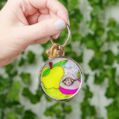 Pop Art Apples Schlüsselanhänger (Hand)