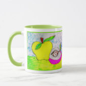 Pop Art Apples Tasse (Links)