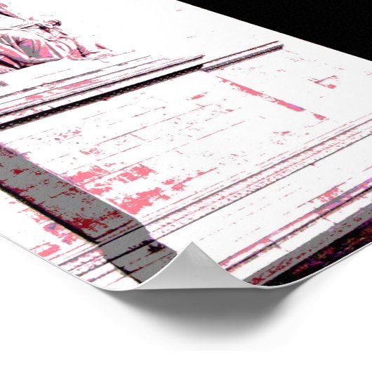 Pop Art Arc de Triomphe Poster (Ecke)