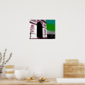 Pop Art Arc de Triomphe Poster (Küche)