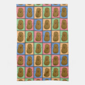 Pop Art Art Potato Geschirrtuch (Vertikal)
