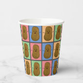 Pop Art Art Potato Pappbecher (Links)