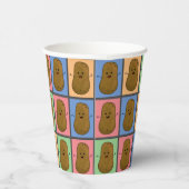 Pop Art Art Potato Pappbecher (Rechts)