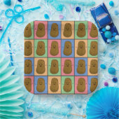 Pop Art Art Potato Pappteller (Party)