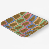 Pop Art Art Potato Pappteller (Gewinkelt)