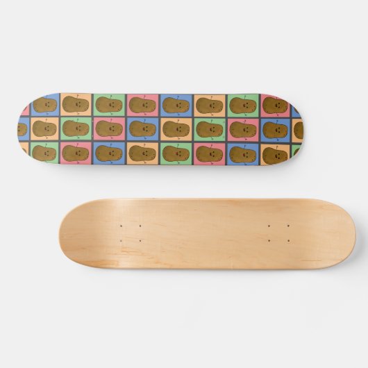 Pop Art Art Potato Skateboard (Horizontal)