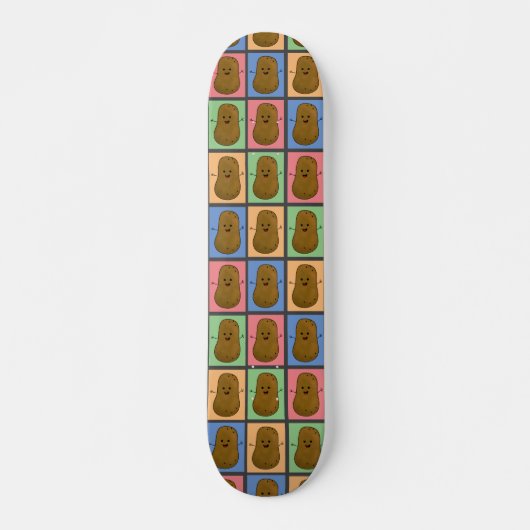 Pop Art Art Potato Skateboard (Vorne)