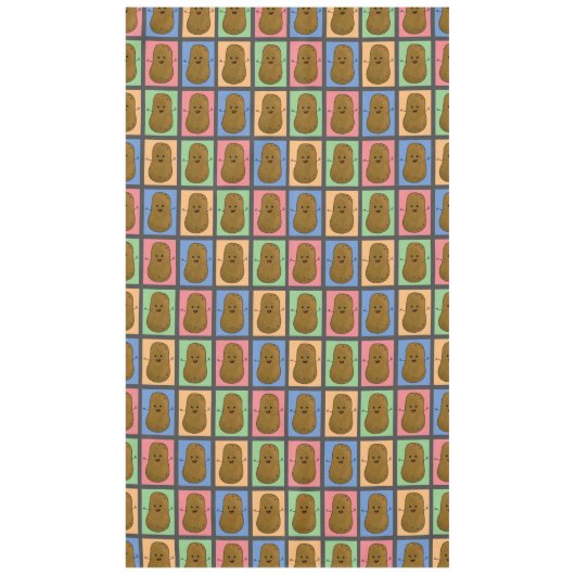 Pop Art Art Potato Tischdecke (Vorderseite)
