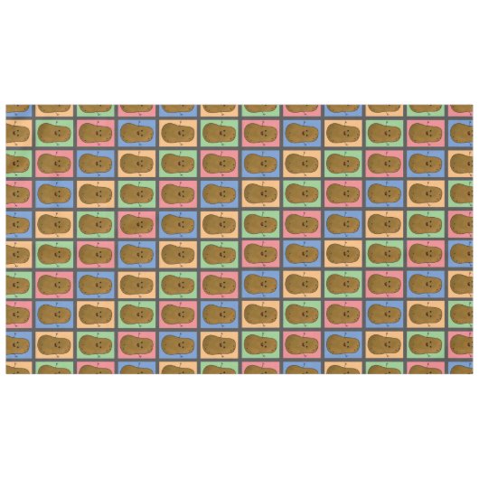 Pop Art Art Potato Tischdecke (Vorderseite (Horizontal))