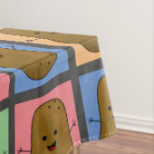 Pop Art Art Potato Tischdecke (Beispiel)