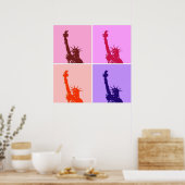 Pop Art Art Statue of Liberty Poster (Küche)