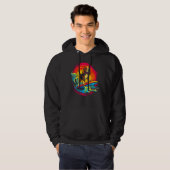 Pop Art Artist Design Beagle Dog Surf Hoodie (Vorne ganz)