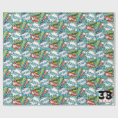 Pop Art Baby Boy Geschenkpapier (Flach)