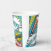 Pop Art Baby Boy Pappbecher (Rechts)