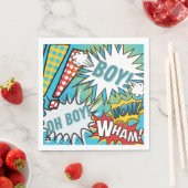 Pop Art Baby Boy Serviette (Beispiel)