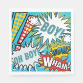 Pop Art Baby Boy Serviette (Vorderseite)