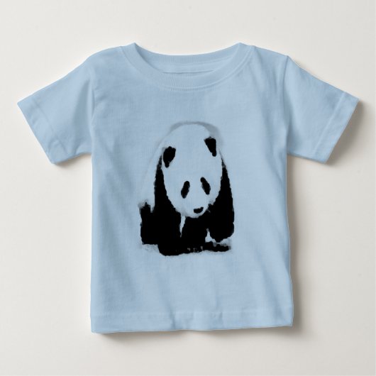 Pop Art Baby Panda Baby T-shirt (Vorderseite)