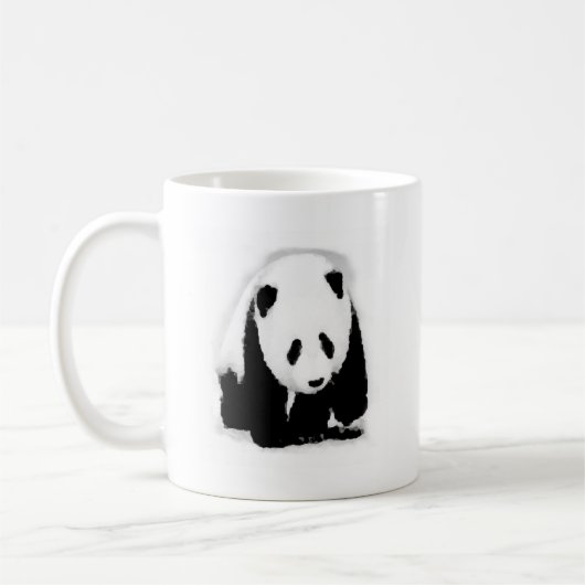 Pop Art Baby Panda Kaffeetasse (Links)