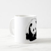 Pop Art Baby Panda Kaffeetasse (Vorderseite Links)